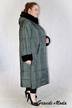 Пальто Д 20978 для полных женщин