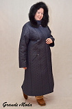 Пальто Д 20082 для полных женщин