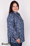 Блузка женская 372 большого размера